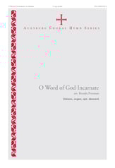 O Word of God Incarnate Unison choral sheet music cover